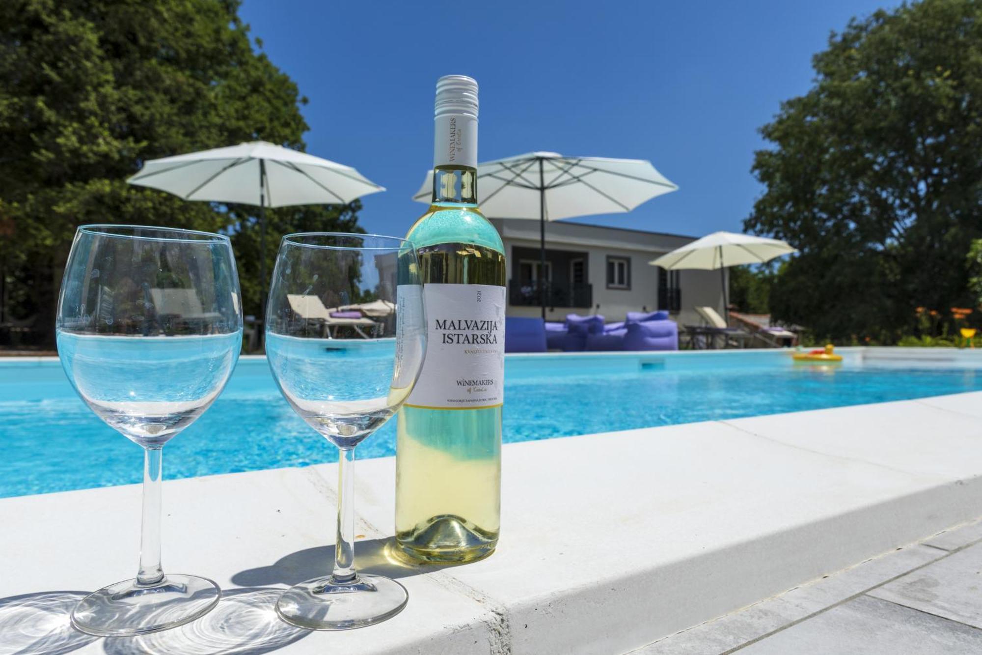 Luxury Villa Cetiri Hrasta Pican Bagian luar foto